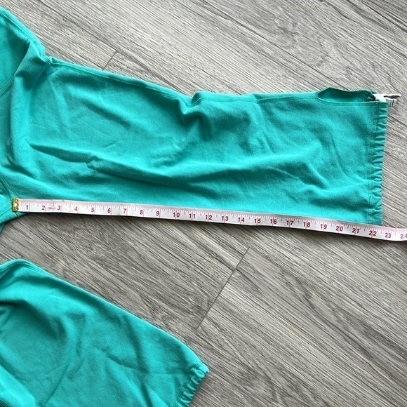 Lululemon Wide Leg Crop Turquoise Size 4 - Picture 5 of 13